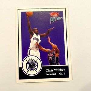 Chris Webber Fleer Platinum card